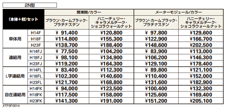 リレーリア フェンス2N型【2023年版】_価格_1