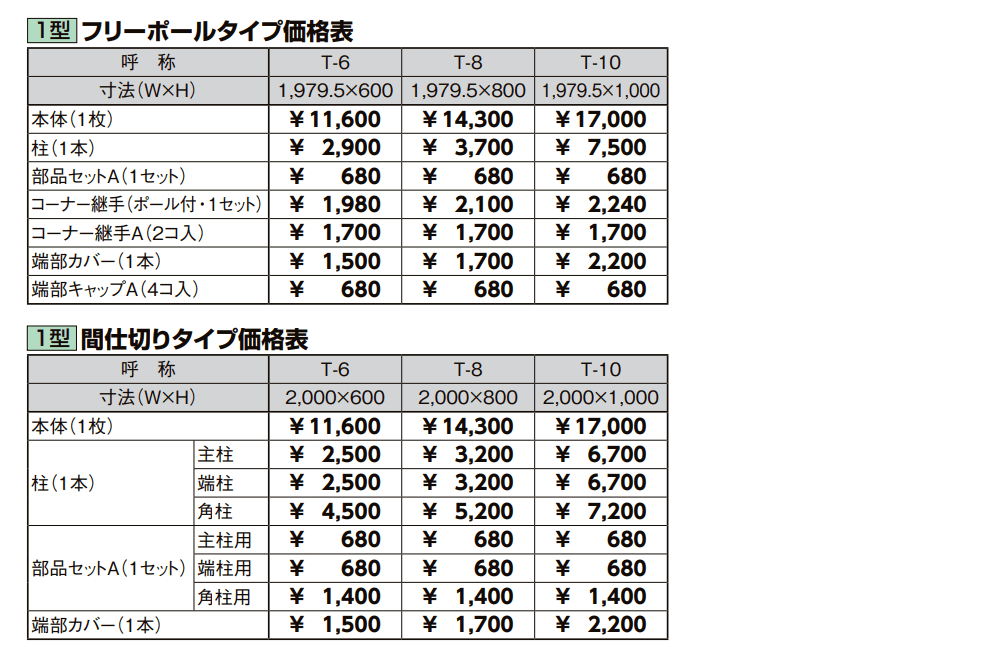 アルメッシュフェンス 1型【2023年版】_価格_3