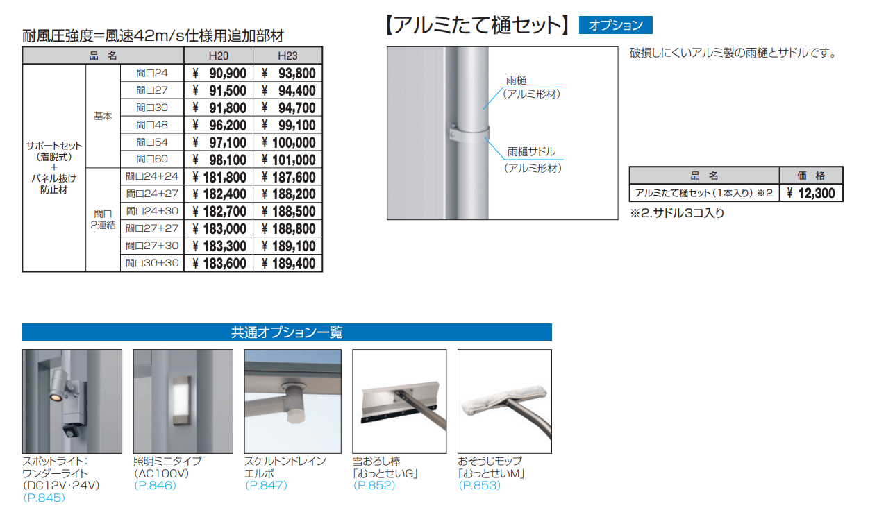 フォーグ/4G(基本・間口連結)【2022年版】_価格_2