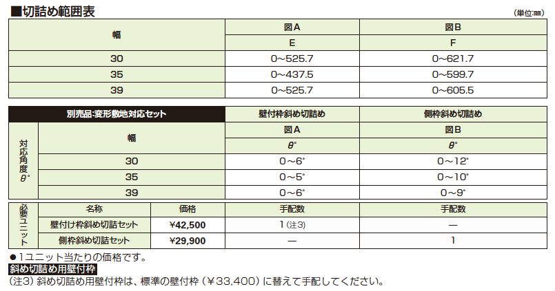 エフルージュ ベーカ FIRST 変形敷地対応セット 【2022年版】_価格_1