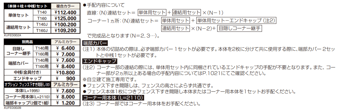 ルシアス スクリーンフェンスD02型 【2022年版】_価格_1