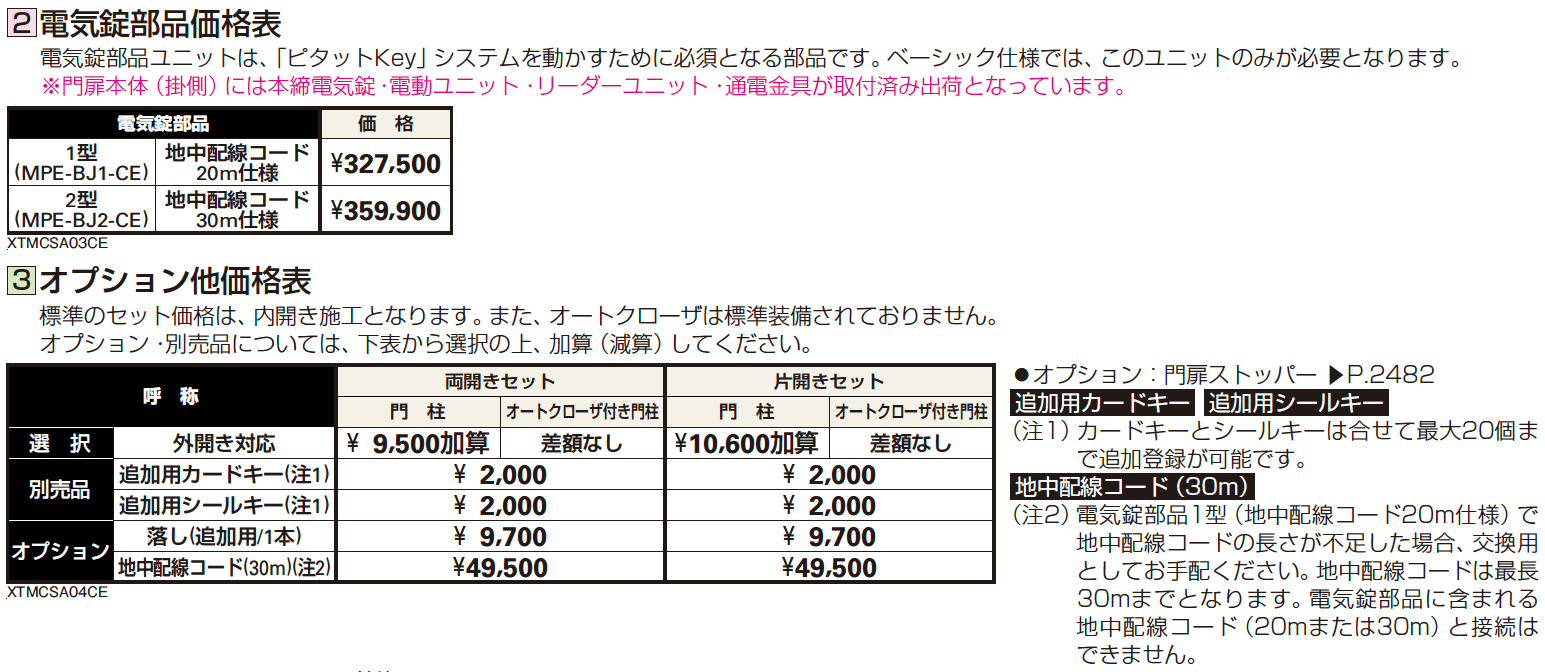 〔ピタットKey システム〕電気錠付 シャローネ 門扉シリーズ SA03型 【2022年版】_価格_2