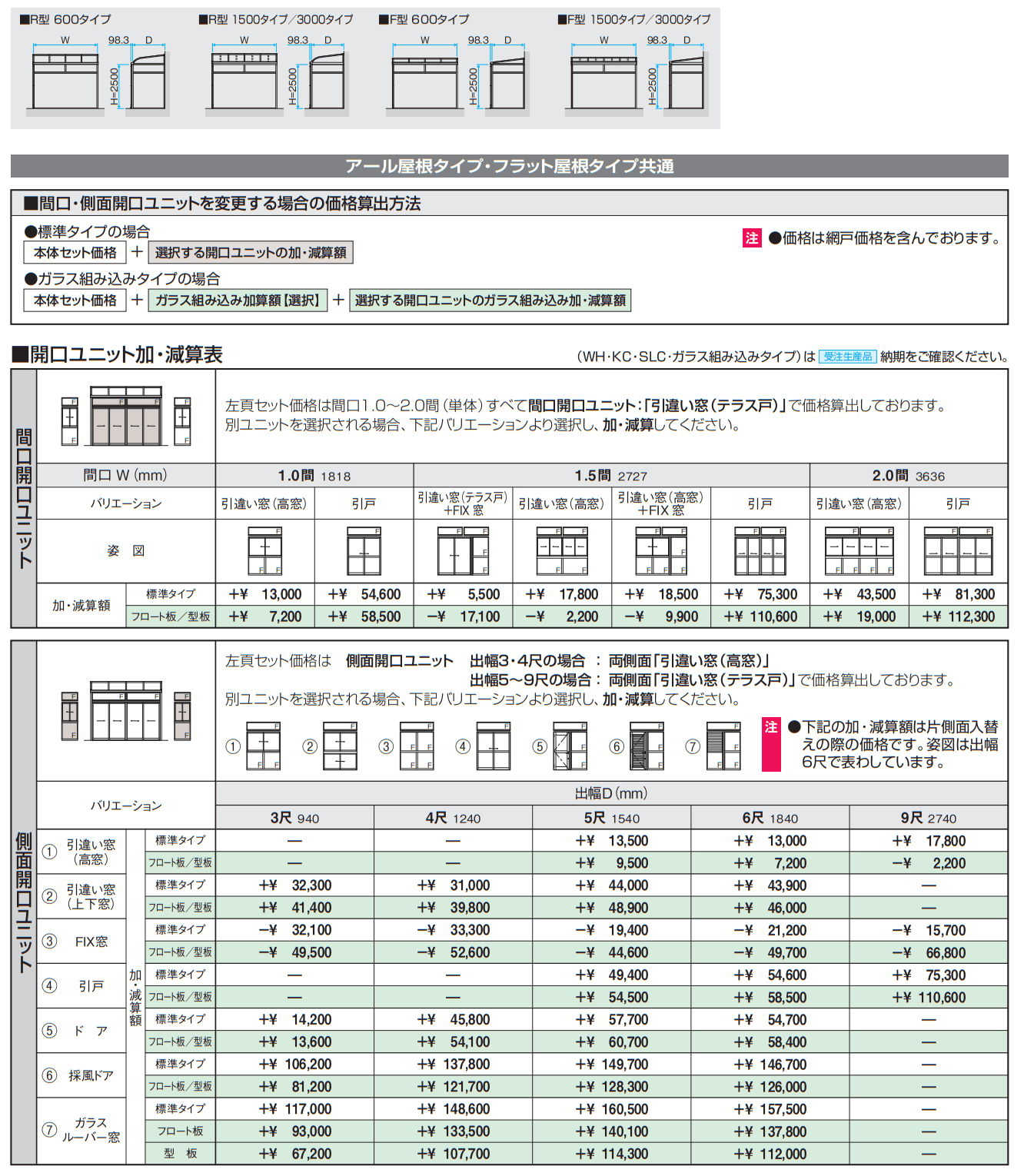 晴れもようwith(土間仕様/ランマ付き H20サイズ 関東間) 【2022年版】_価格_2