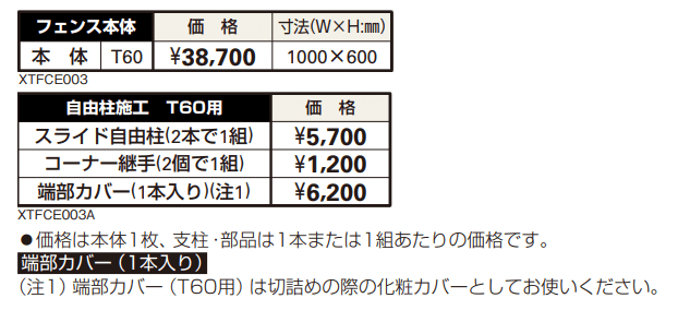 シャローネ フェンスES08型 【2022年版】_価格_1