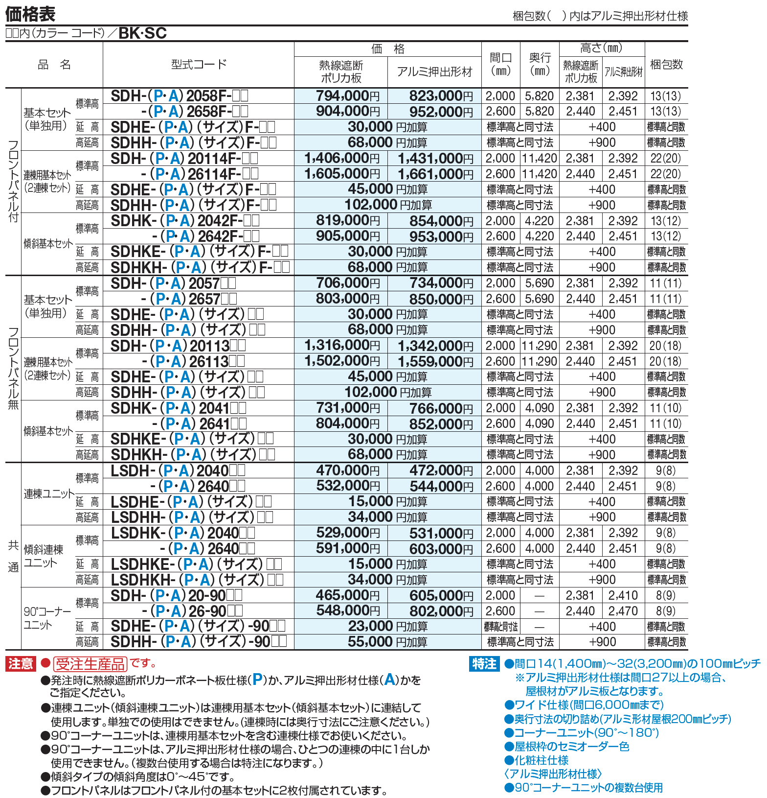 ソリッドルーフAHタイプ 600N/㎡【2023年版】_価格_2