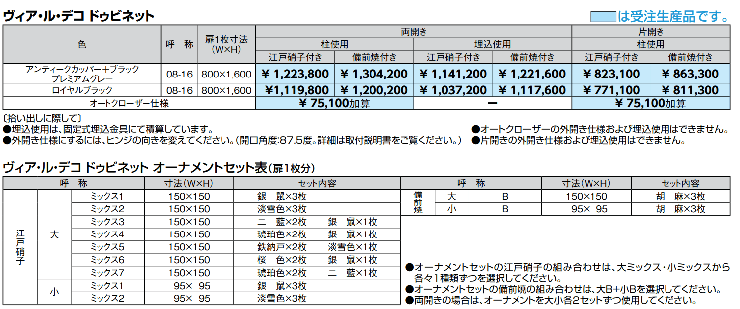 タッチ&ノータッチキー ヴィア・ル・デコ ドゥビネット【2022年版】_価格_2