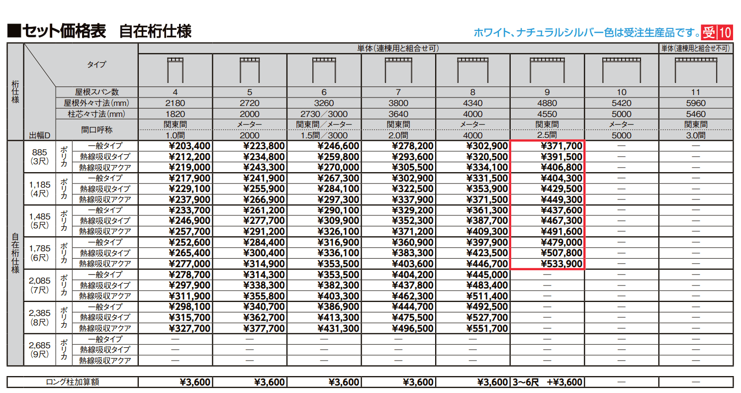 テラスVS F型 テラスタイプ【2022年版】_価格_7