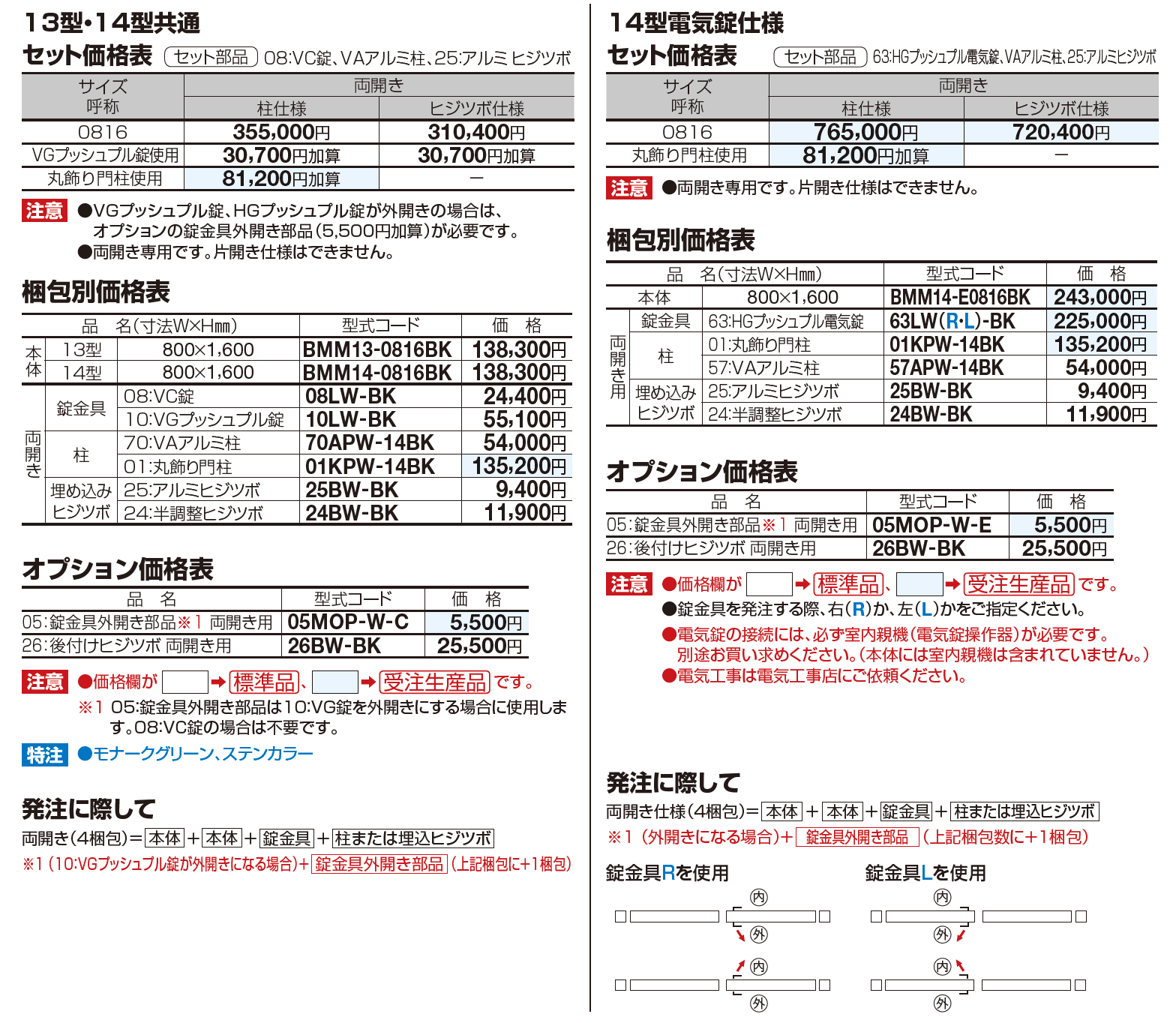 ブルーム門扉 14型【2023年版】_価格_1