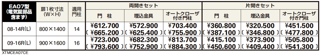 〔ピタットKey システム〕電気錠付 シャローネ 門扉シリーズ EA07型 【2022年版】_価格_1