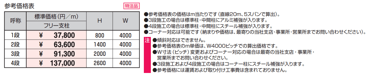 採光フェンスMY型 採光タイプ 【2022年版】_価格_1