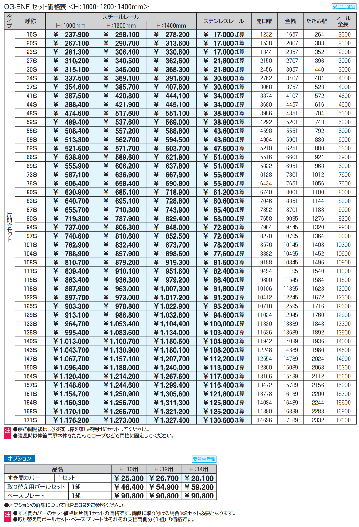 アルテンダEN型 フラットレールタイプ 【2022年版】_価格_1