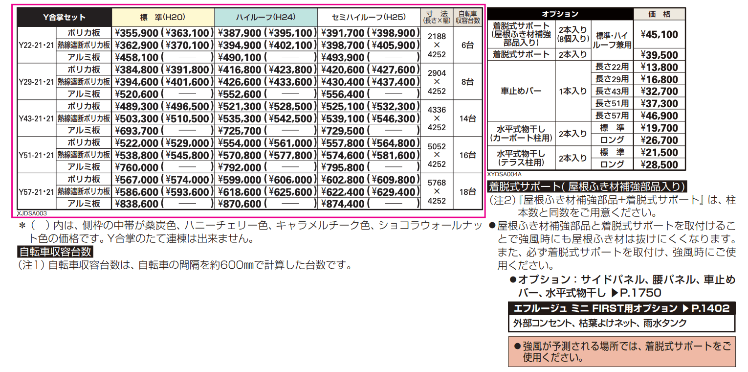 エフルージュ ミニ FIRST 600タイプ Y合掌セット 【2022年版】_価格_1