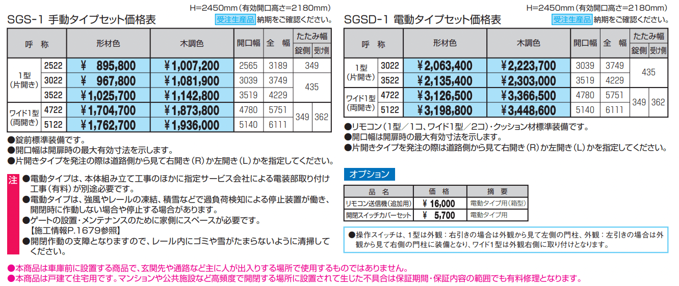 サイドーレRワイド1型【2023年版】_価格_1