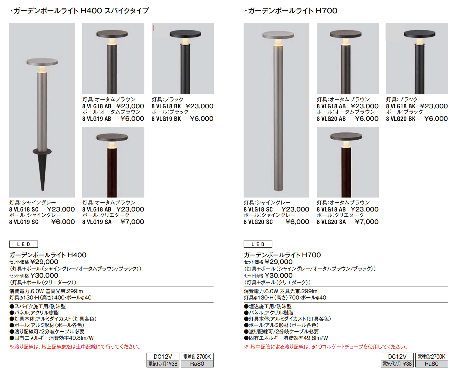 ガーデンポールライト【2022年版】_価格_1