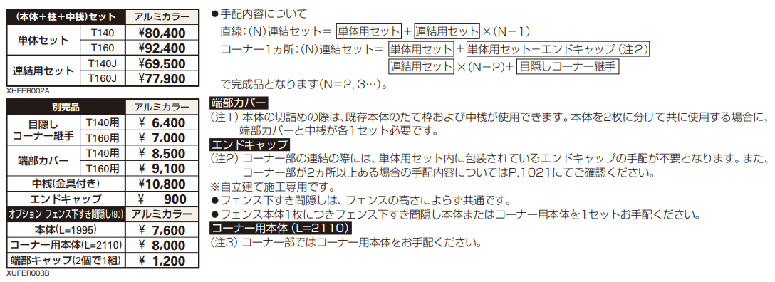 シンプレオ スクリーンフェンスR2型 【2022年版】_価格_1