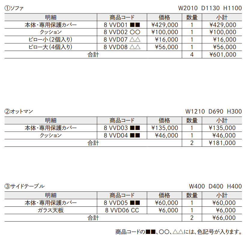 ガーデンファニチャー TYPE 004【2022年版】_価格_1