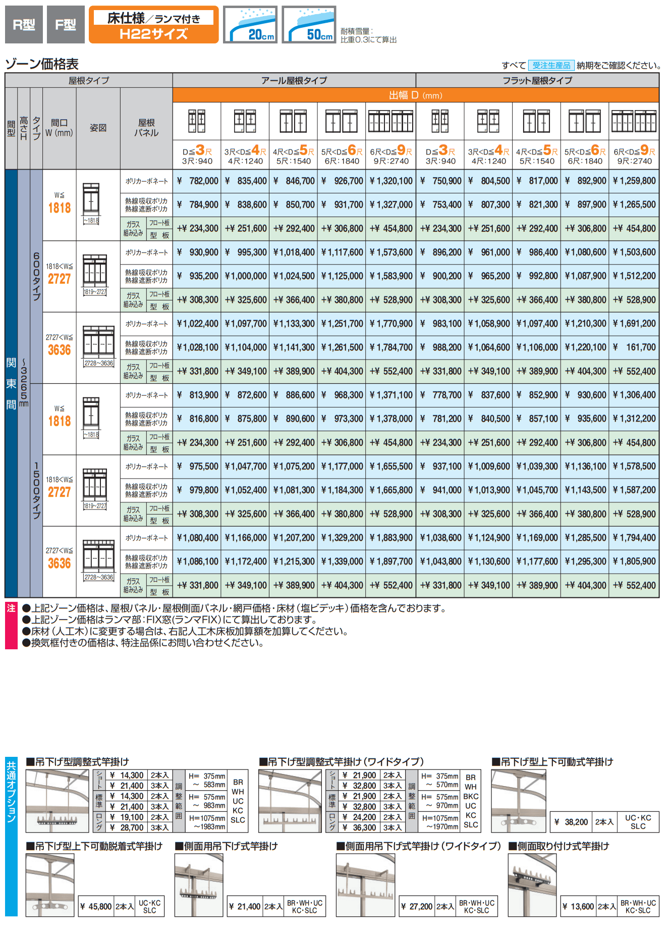 晴れもようwith特注品(床仕様/ランマ付き H22サイズ) 【2022年版】_価格_2
