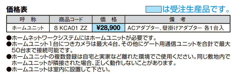 ホームユニット【2022年版】_価格_1