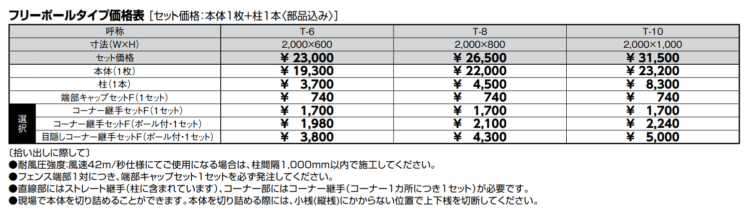 フェンスAB TR2型(縦格子②)【2022年版】_価格_1