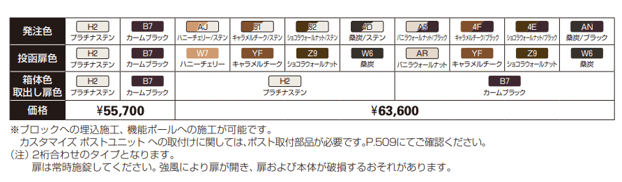 エクステリアポストシリーズT11型 【2022年版】_価格_2