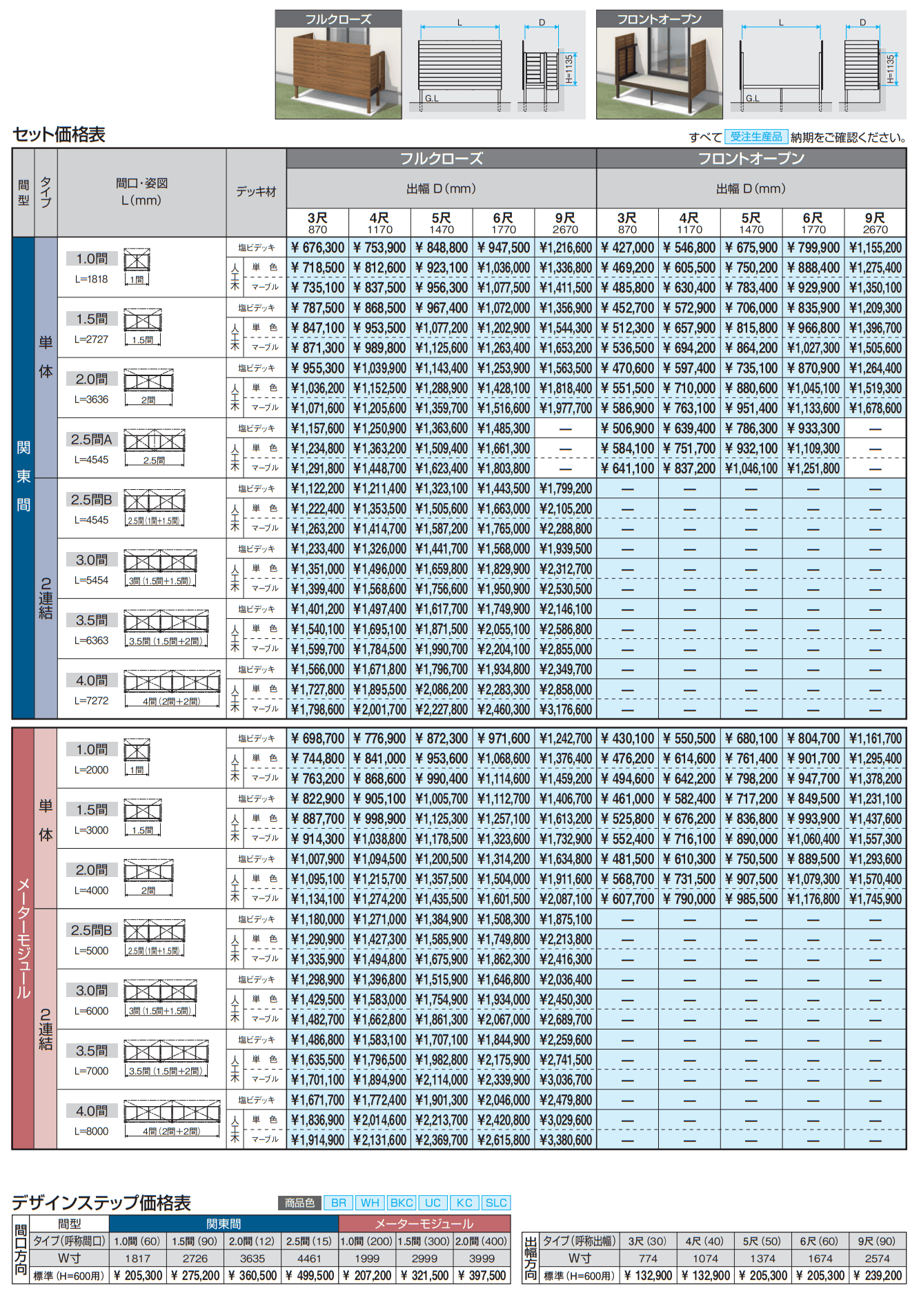 オルネ(庭置き式 横格子(ハイパー格子)〈フロントオープン〉) 【2022年版】_価格_1