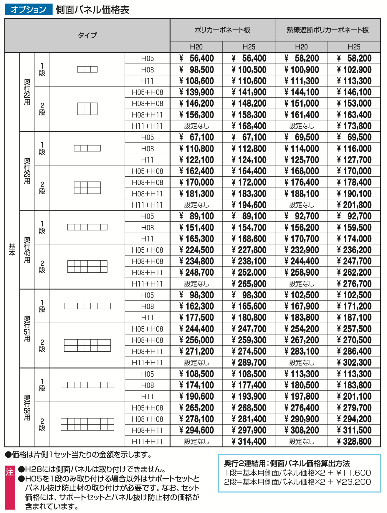 ニューマイリッシュ 通常勾配(ミニタイプ/側面パネル)【2023年版】_価格_1