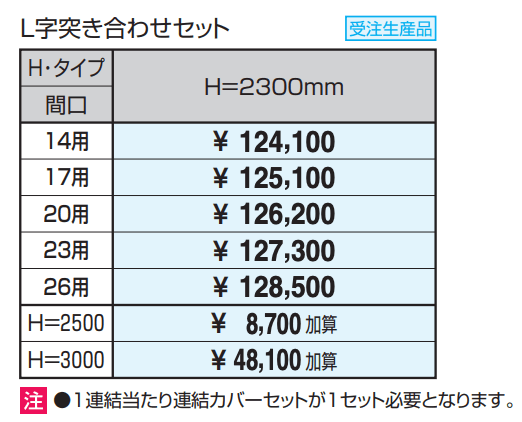 ファイブフォート 両支持タイプ L字突き合わせ(柱芯合わせ)セット 【2022年版】_価格_1