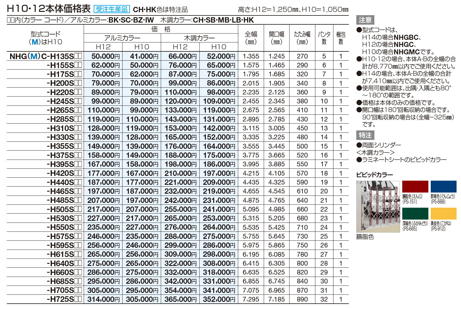 ニューハピネスHG(角地仕様 キャスタータイプ)【2023年版】_価格_1