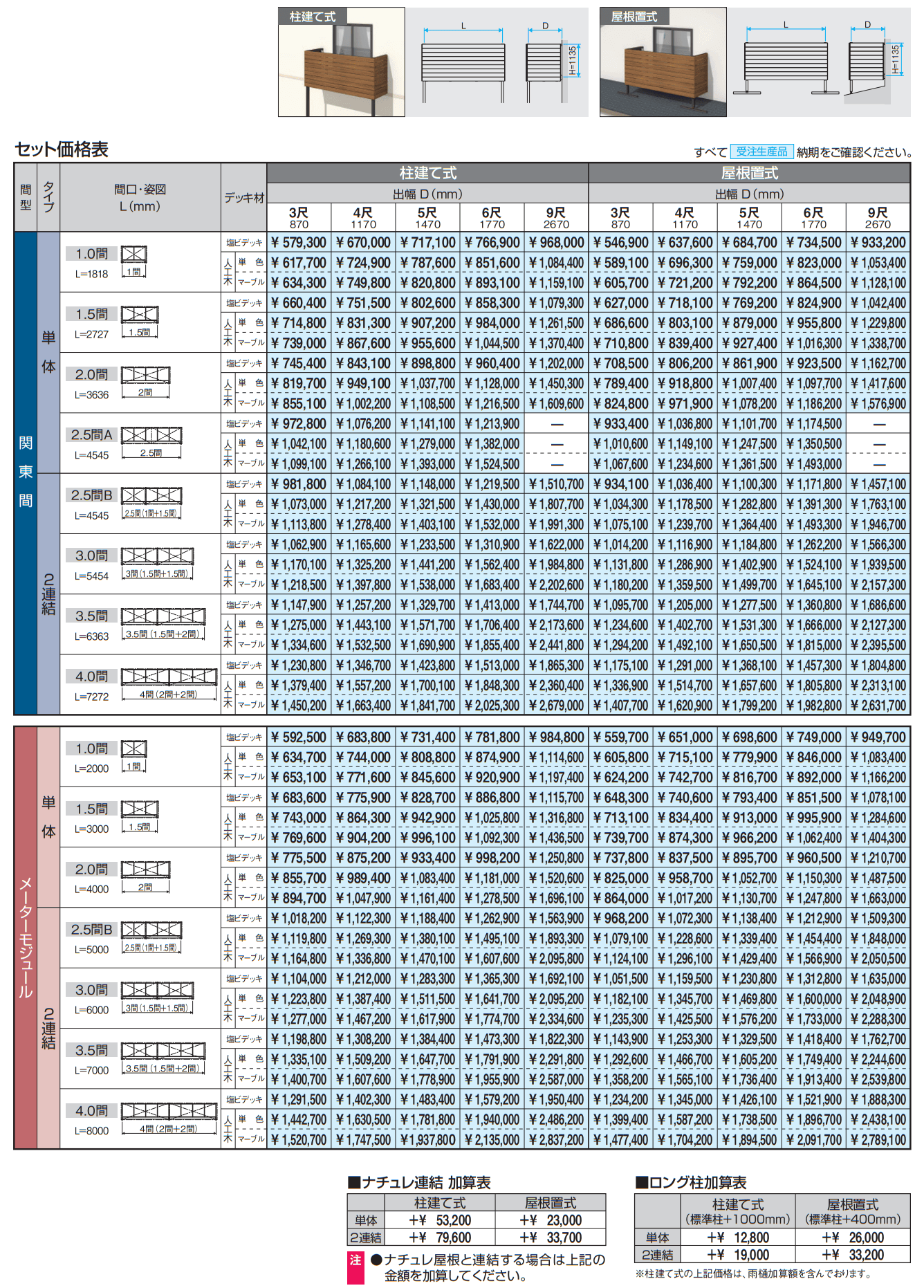 オルネ(柱建て式 横格子)【2023年版】_価格_1