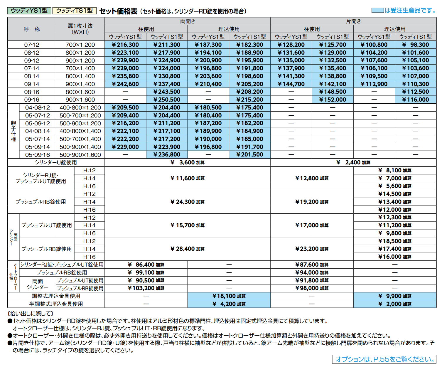 開き門扉AB ウッディTS1型【2022年版】_価格_1