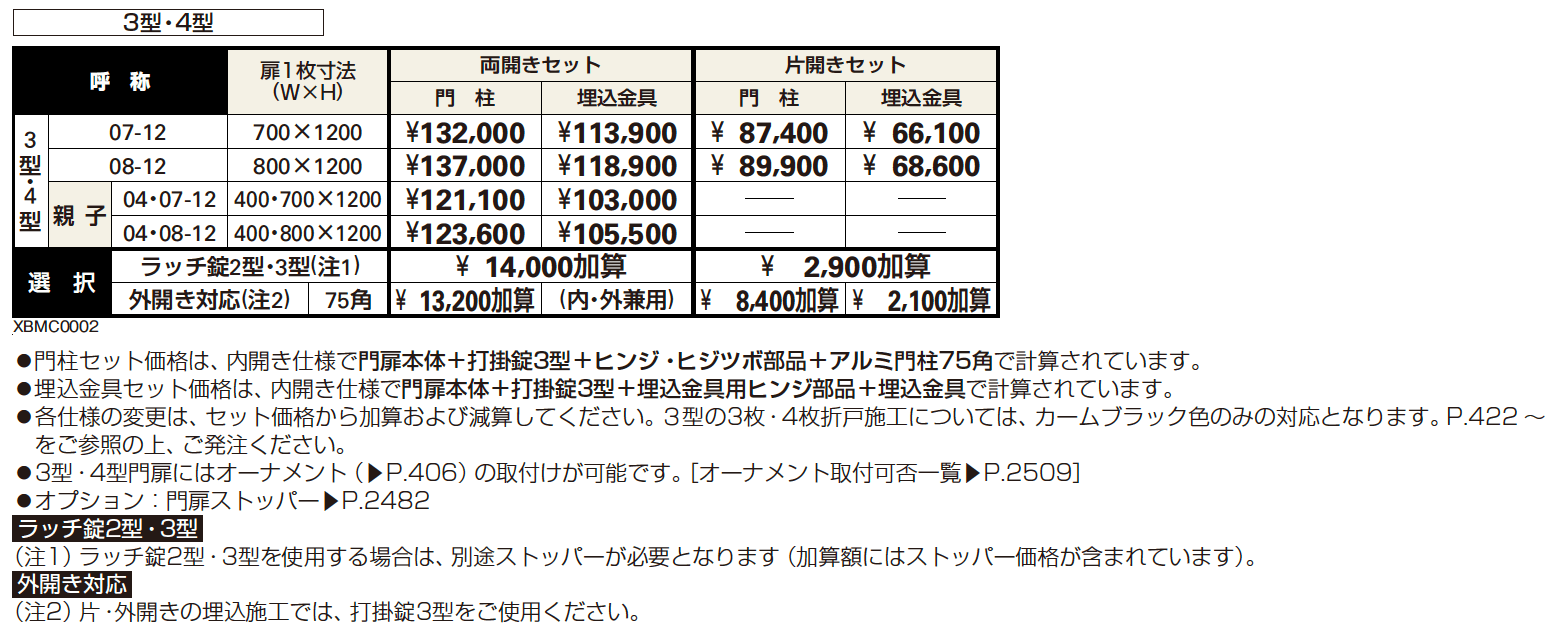 トラディシオン 門扉4型 【2022年版】_価格_5