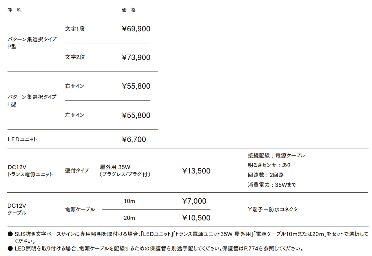 SUS抜き文字ベースサイン【2022年版】_価格_1