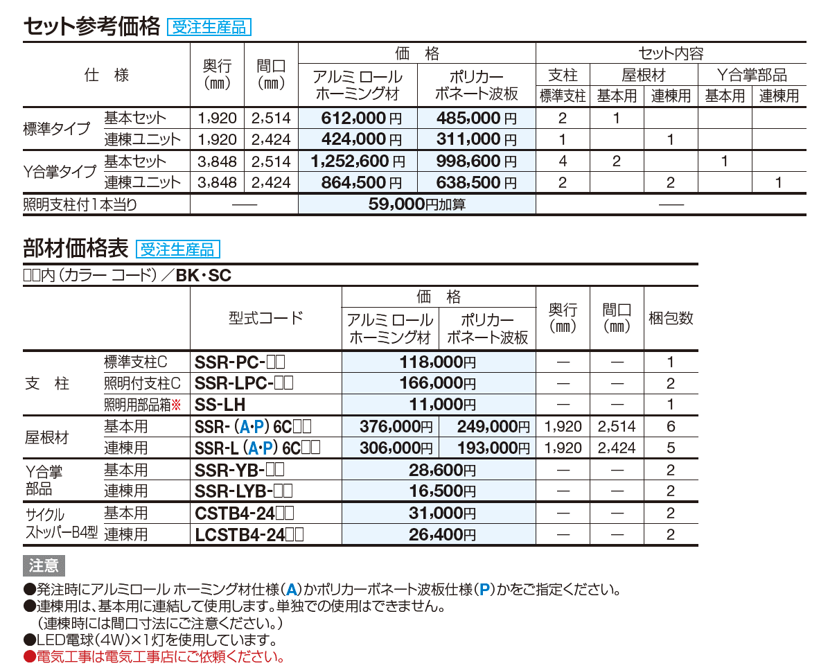 サイクルポート SSR-R(オープンタイプ)【2023年版】_価格_1