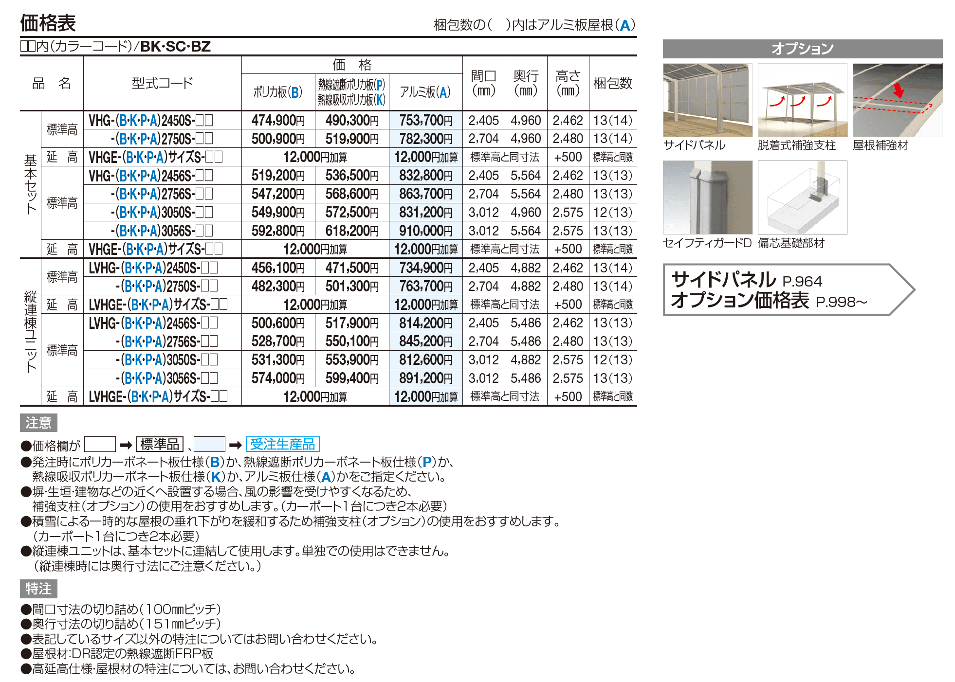 バリューポートHG 900N/㎡仕様(サイドパネル用)【2023年版】_価格_1