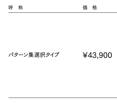 切文字サインS【2022年版】_価格_1