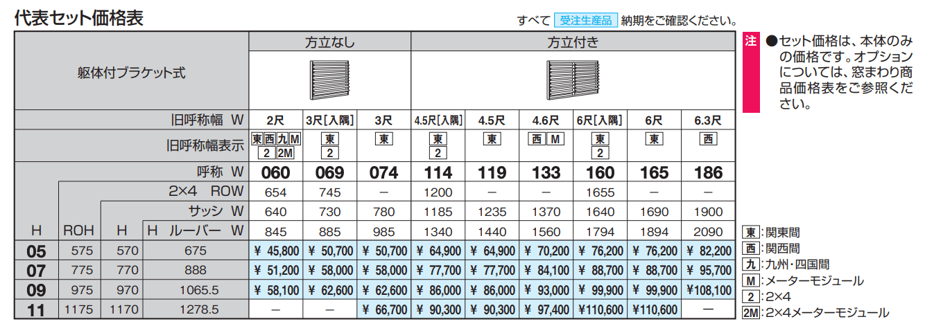 目隠し可動ルーバー エコ面格子Ⅱ 【2022年版】_価格_1