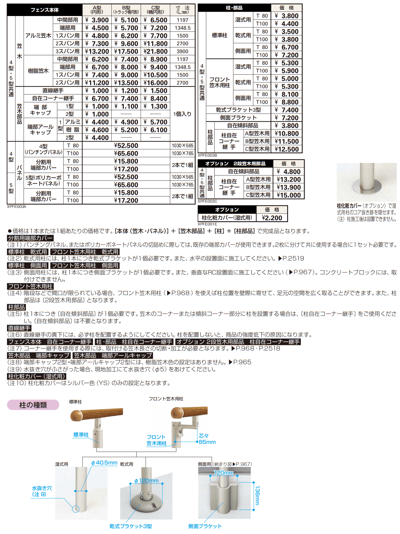 歩行補助手すり パルトナーUD フェンス4型〈自立タイプ〉 【2022年版】_価格_2