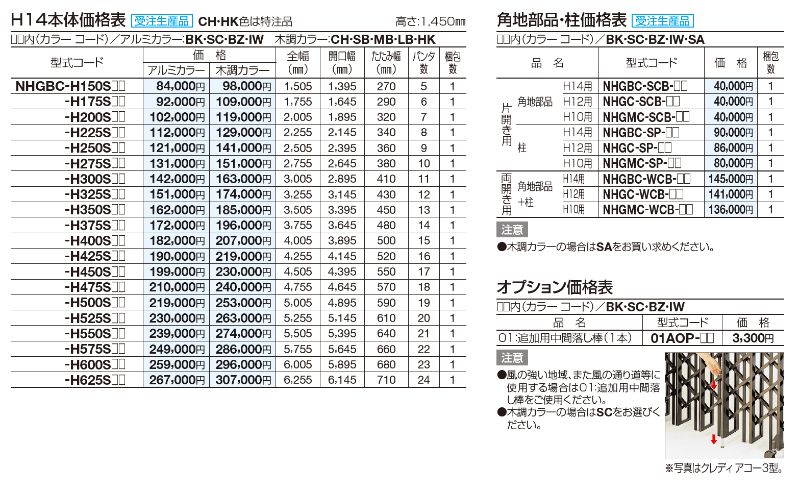 ニューハピネスHG(角地仕様 キャスタータイプ)【2023年版】_価格_2
