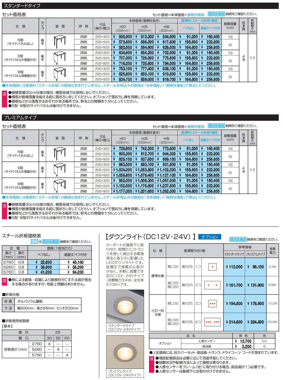 ビームス N型・S型・W型(基本)【2022年版】_価格_1