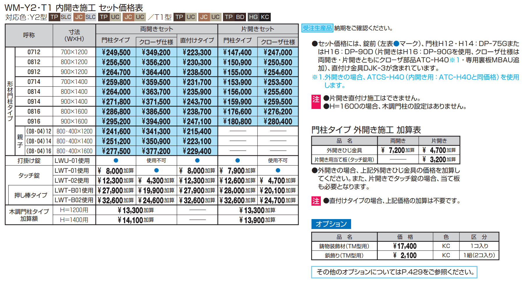 フレイナY2型 木調色【2023年版】_価格_1