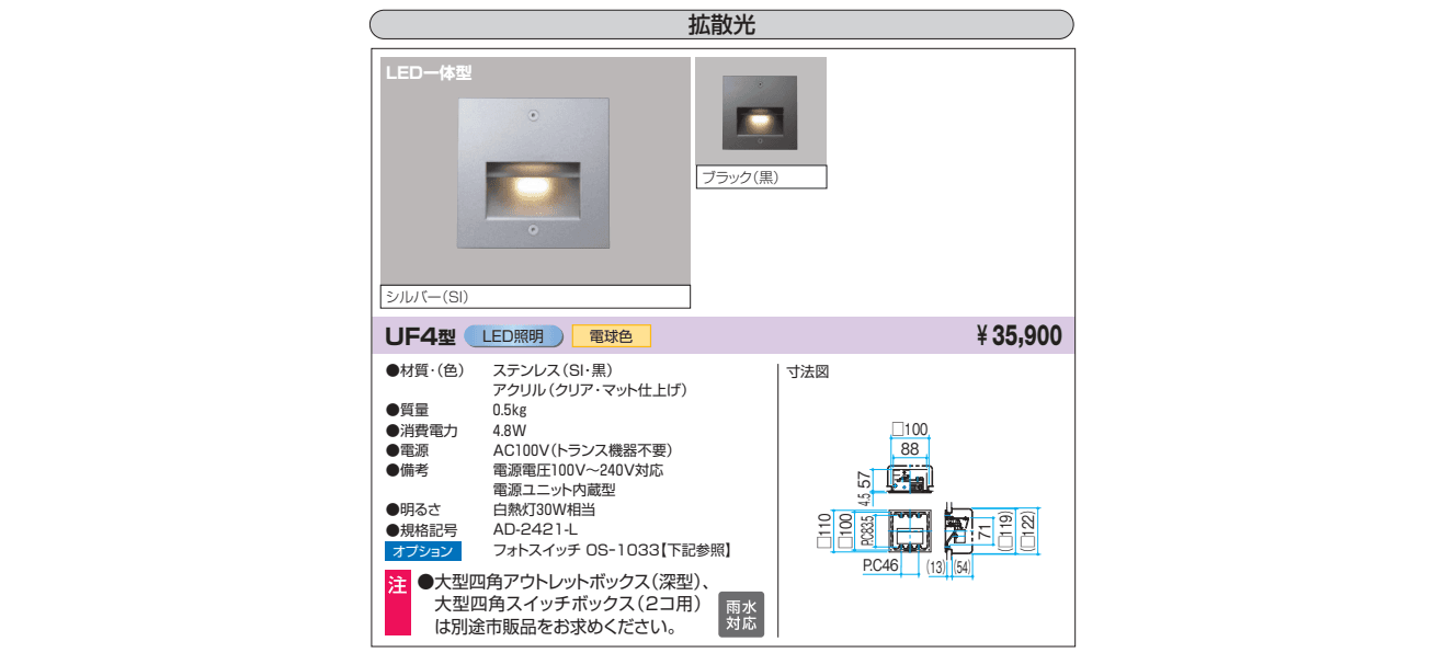 埋込光【2023年版】_価格_1