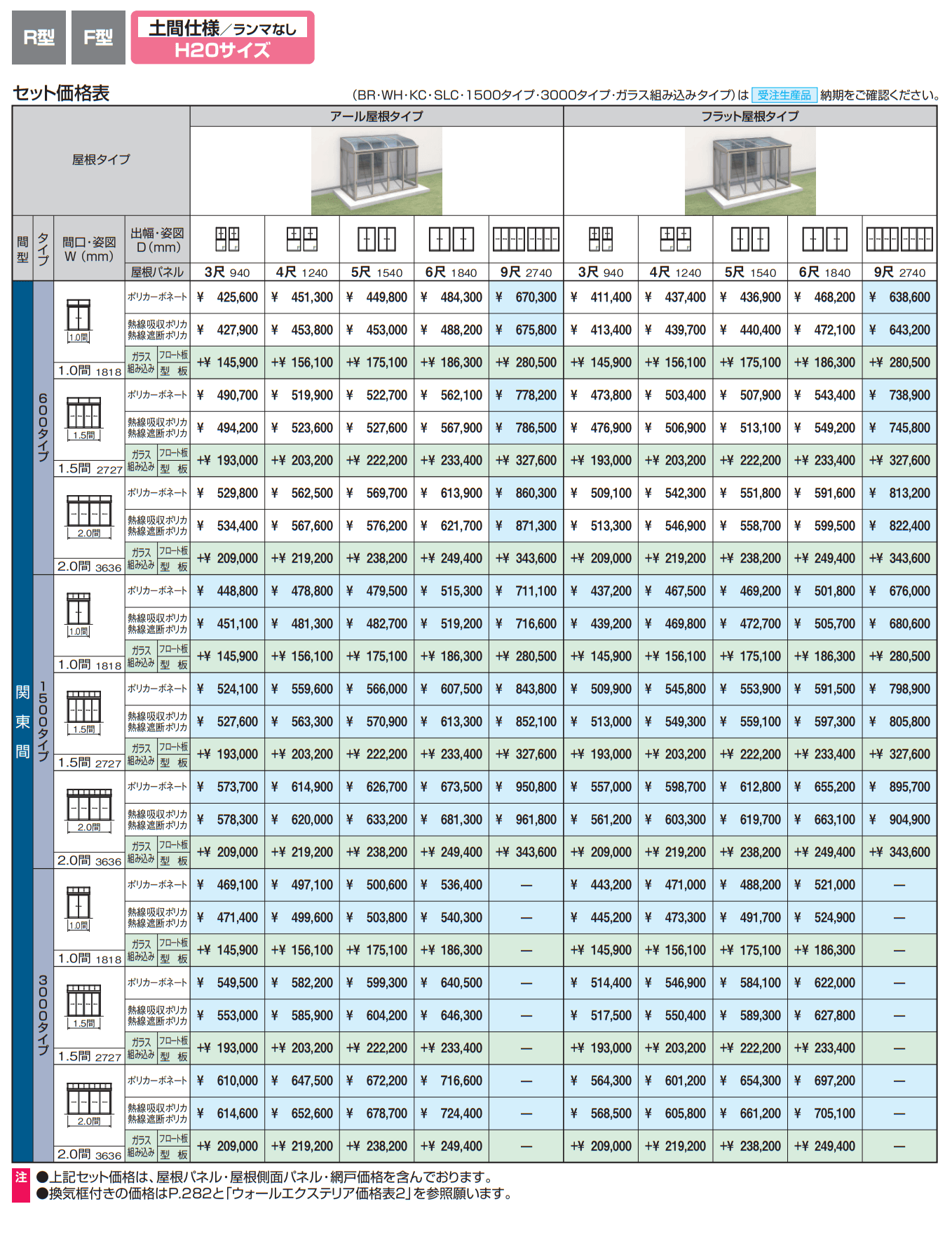 晴れもようwith(躯体バルコニー仕様 H20サイズ 関東間 )【2023年版】_価格_1