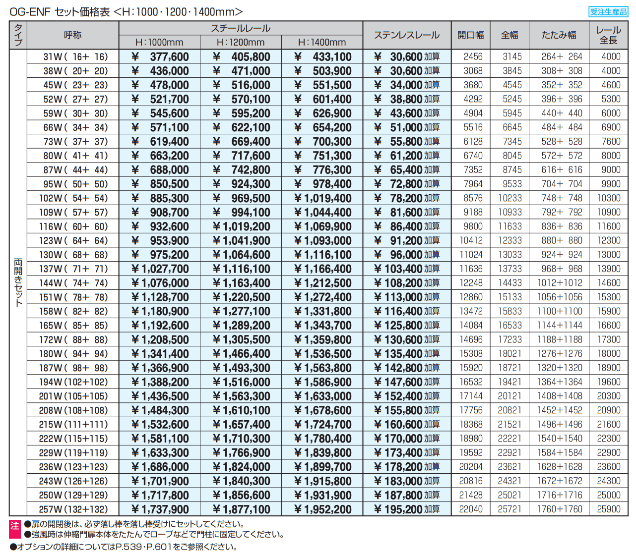 アルテンダEN型 フラットレールタイプ 【2022年版】_価格_2