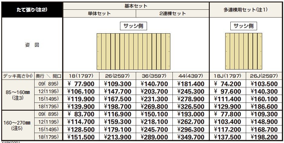 バルコニー用 リウッドデッキ 200 【2022年版】_価格_1