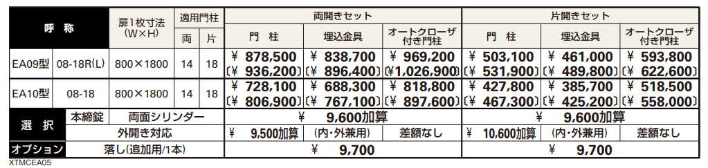 シャローネ 門扉EA09型 【2022年版】_価格_1