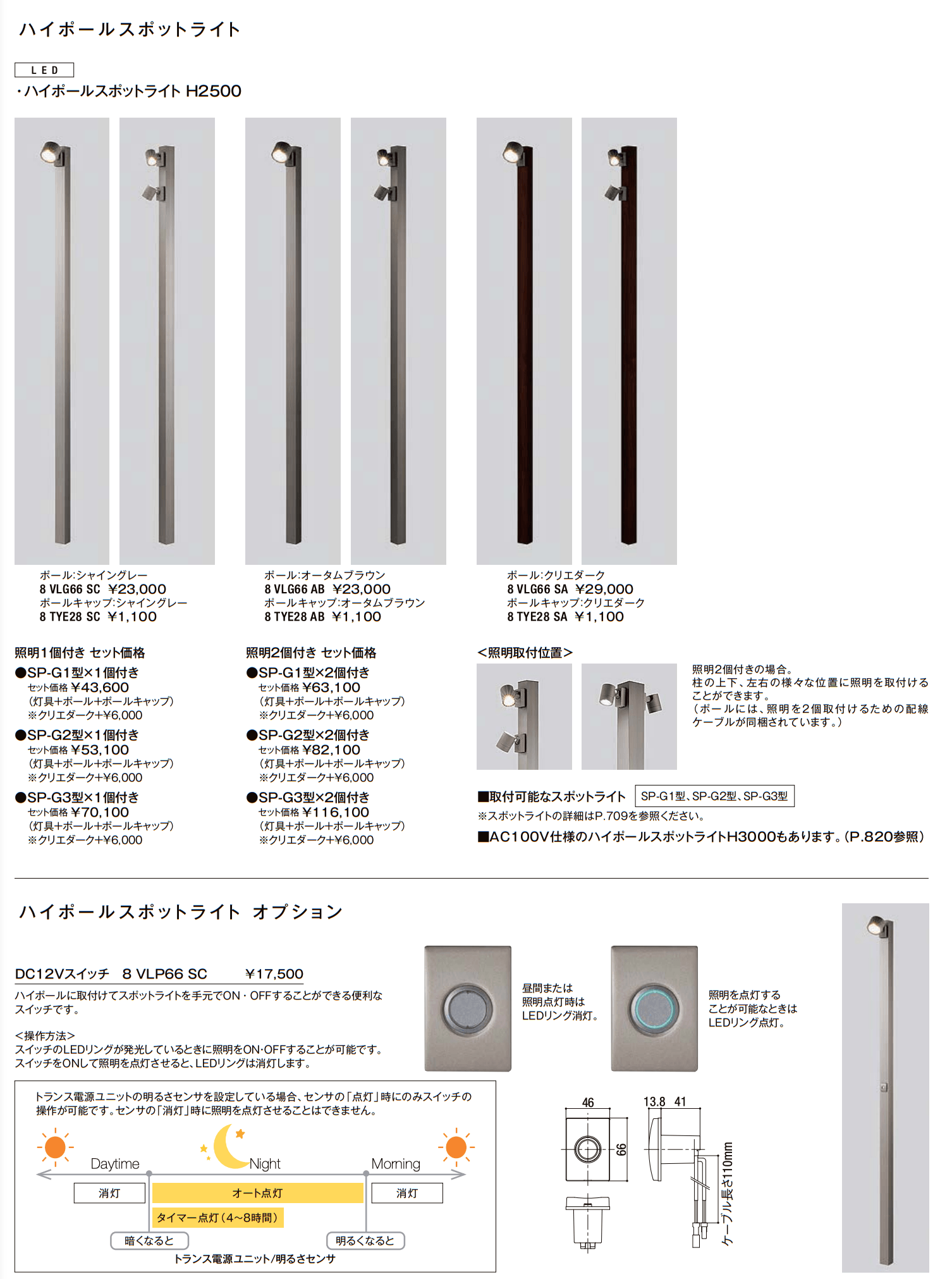 ハイポールスポットライト【2022年版】_価格_1