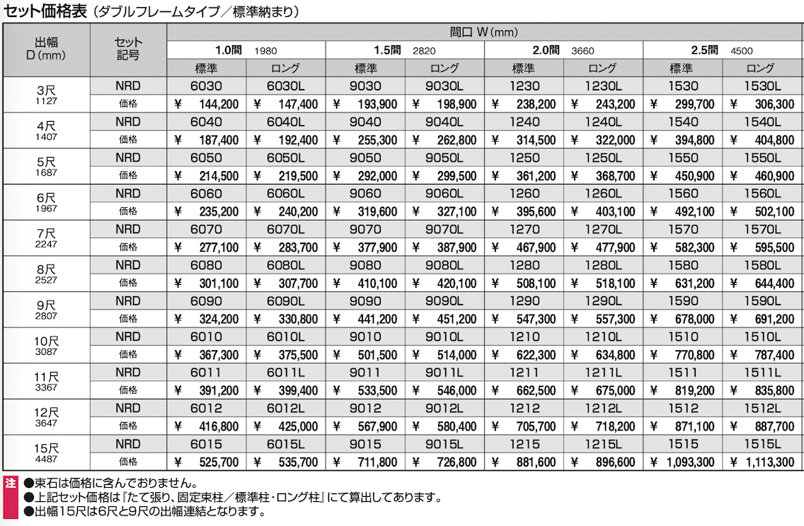 ラステラ (標準納まり/フロア本体 ダブルフレームタイプ) 【2022年版】_価格_1