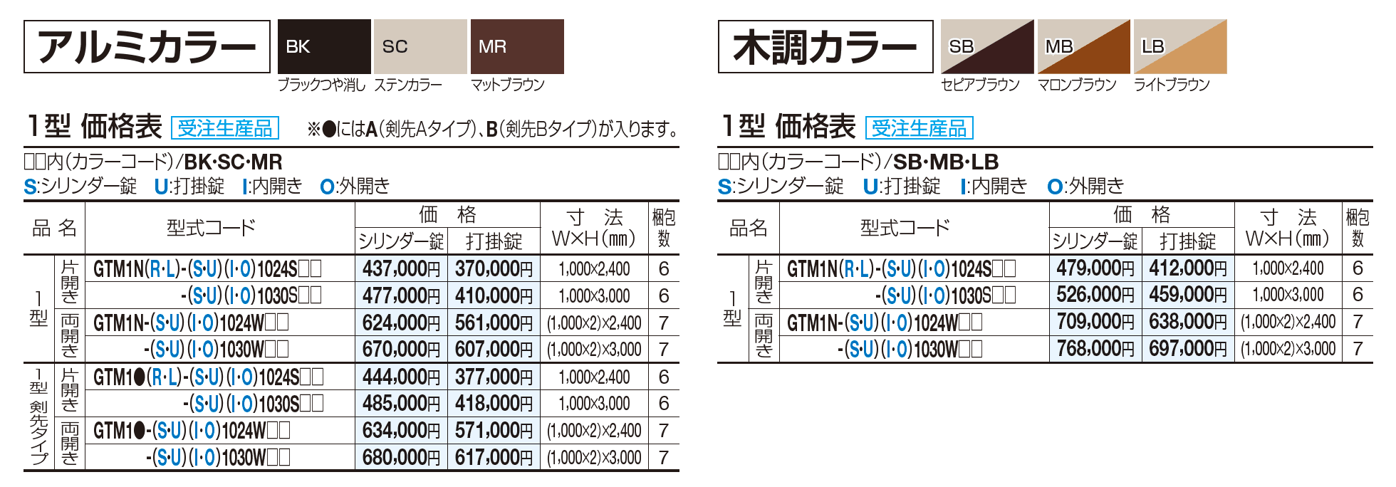 門扉 GTM1型(くぐり戸仕様)【2023年版】_価格_1