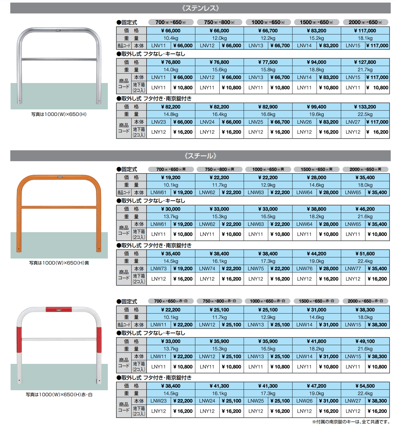 スペースガード(車止め)D60型【2022年版】_価格_1