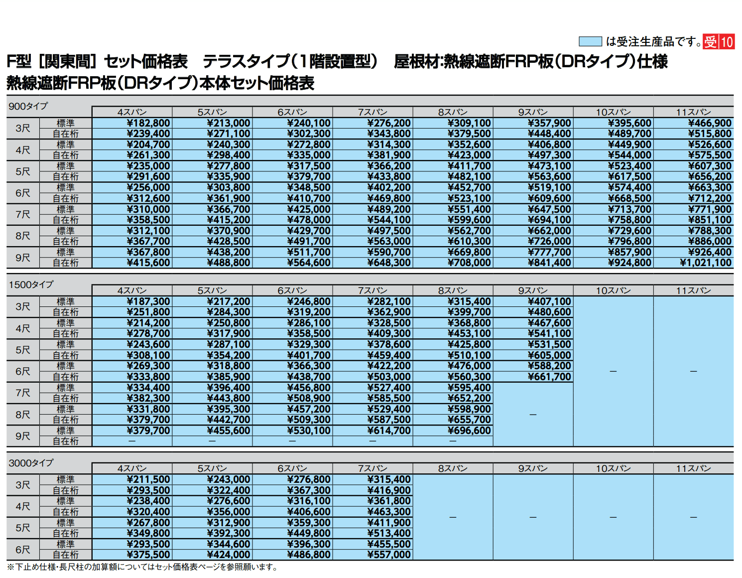 テラスVS F型 テラスタイプ【2022年版】_価格_11